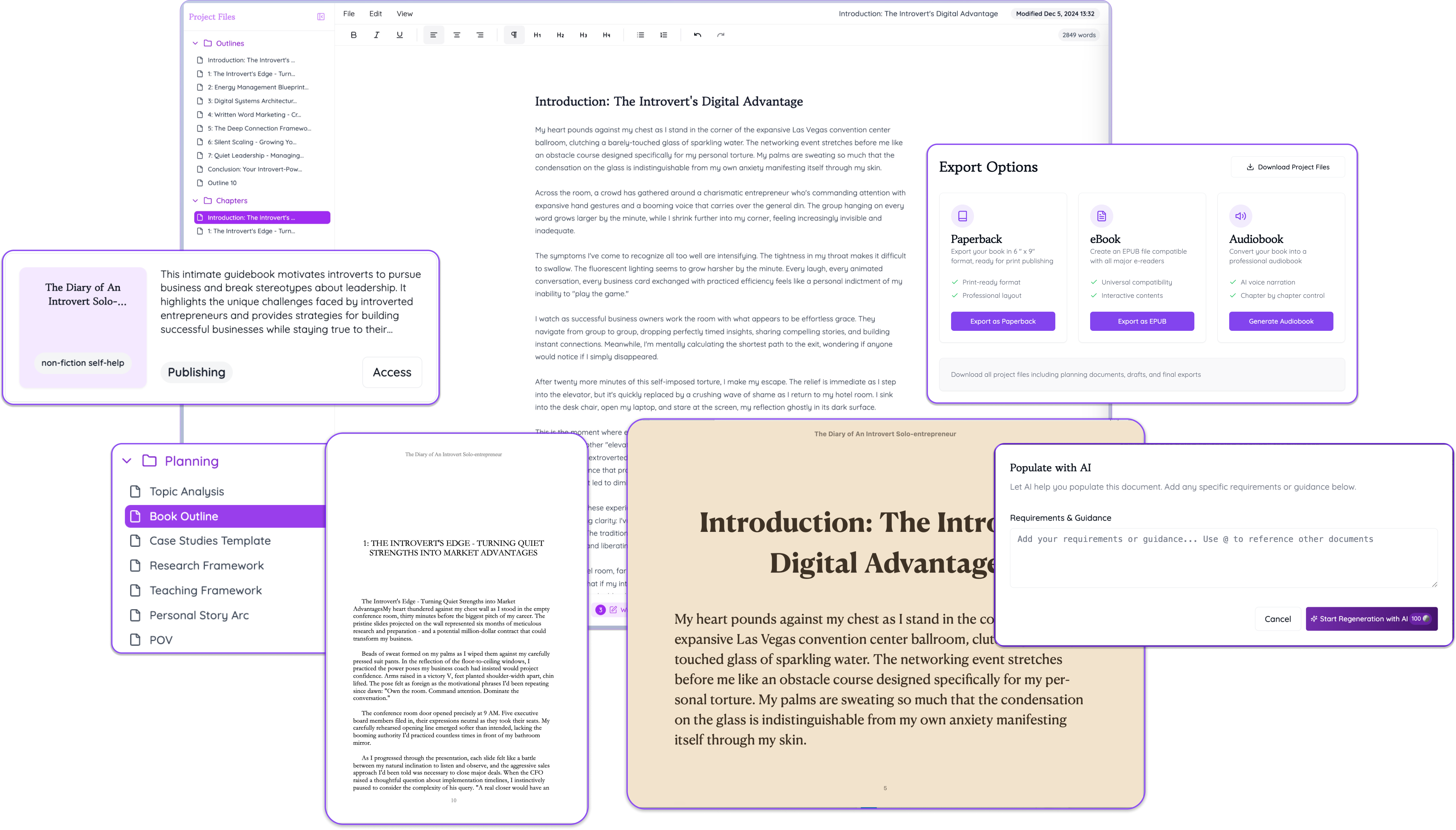 Novawrite AI Book Creation Platform